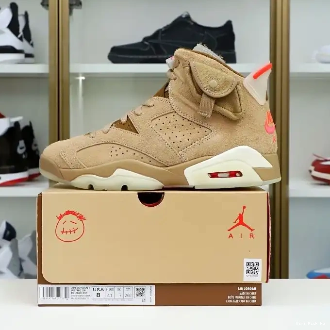Travis SP Scott Retro 6 Air Jordan Kimikick  x 0605